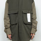 <LAST 1点> LB24AW-SH07-PAK-NBG | ハンドステッチCPOシャツジャケット | MOSS GREEN