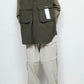 <LAST 1点> LB24AW-SH07-PAK-NBG | ハンドステッチCPOシャツジャケット | MOSS GREEN