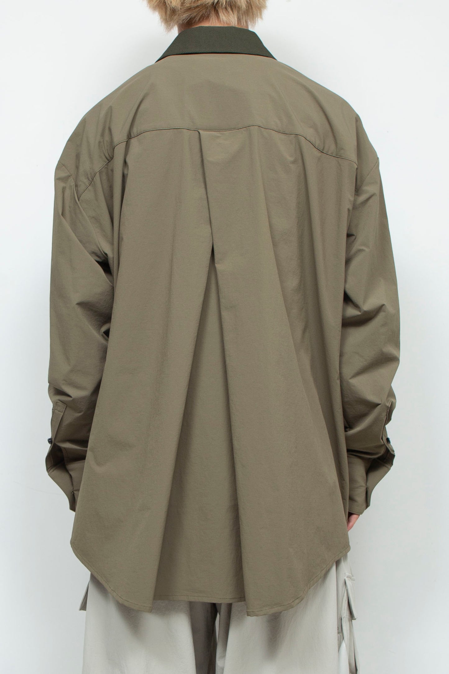 <LAST 1点> LB24AW-SH07-PAK-NBG | ハンドステッチCPOシャツジャケット | MOSS GREEN