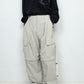 LB24AW-PT07-ADK | Side Zip Painter Trousers | IVORY