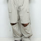 LB24AW-PT07-ADK | Side Zip Painter Trousers | IVORY