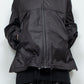 LB24AW-BL01-EMBLTH | FAKE-FAKE LEATHERサイドジップベントCWUジャケット | BLACK