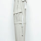 LB24AW-PT07-ADK | Side Zip Painter Trousers | IVORY