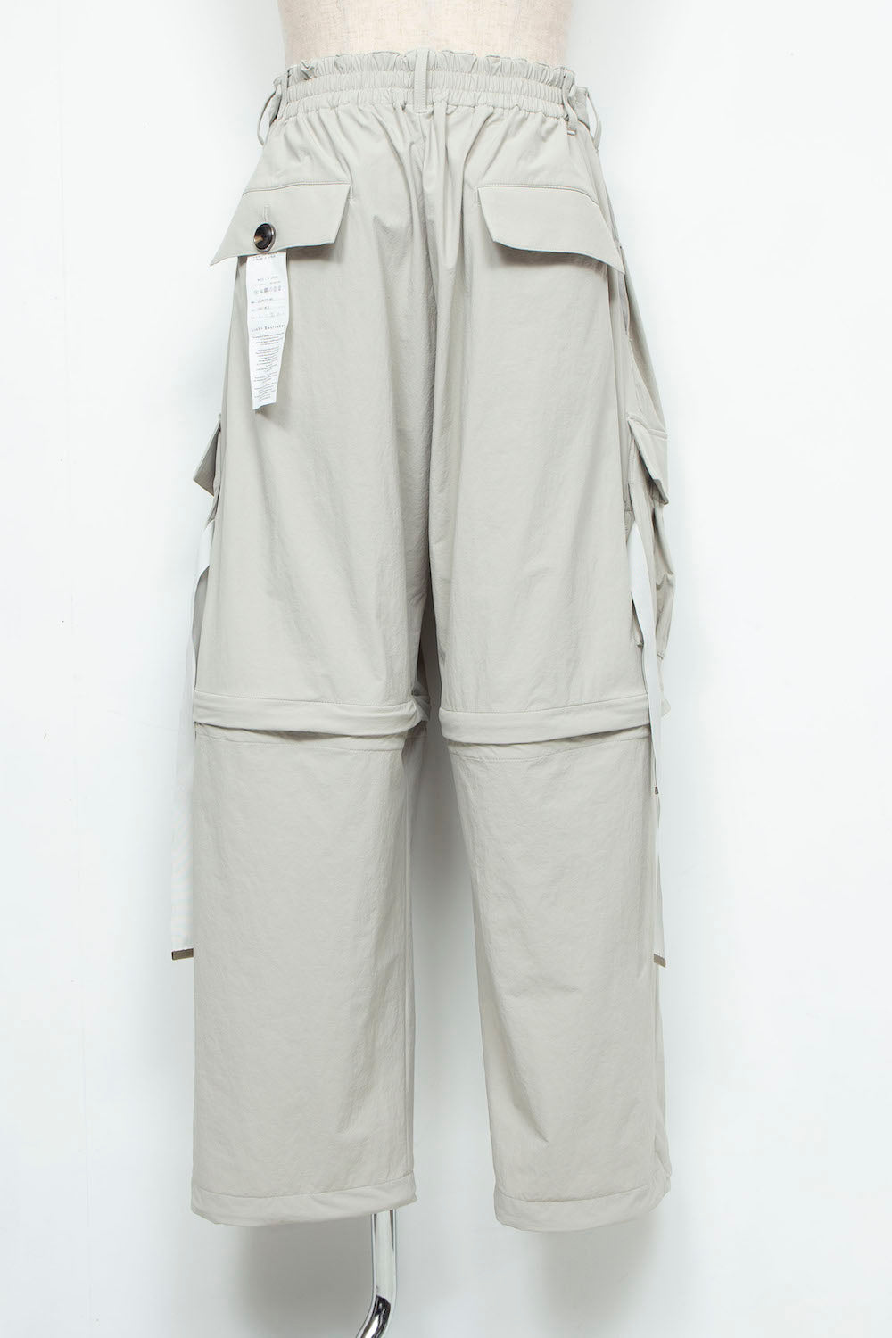 LB24AW-PT07-ADK | Side Zip Painter Trousers | IVORY