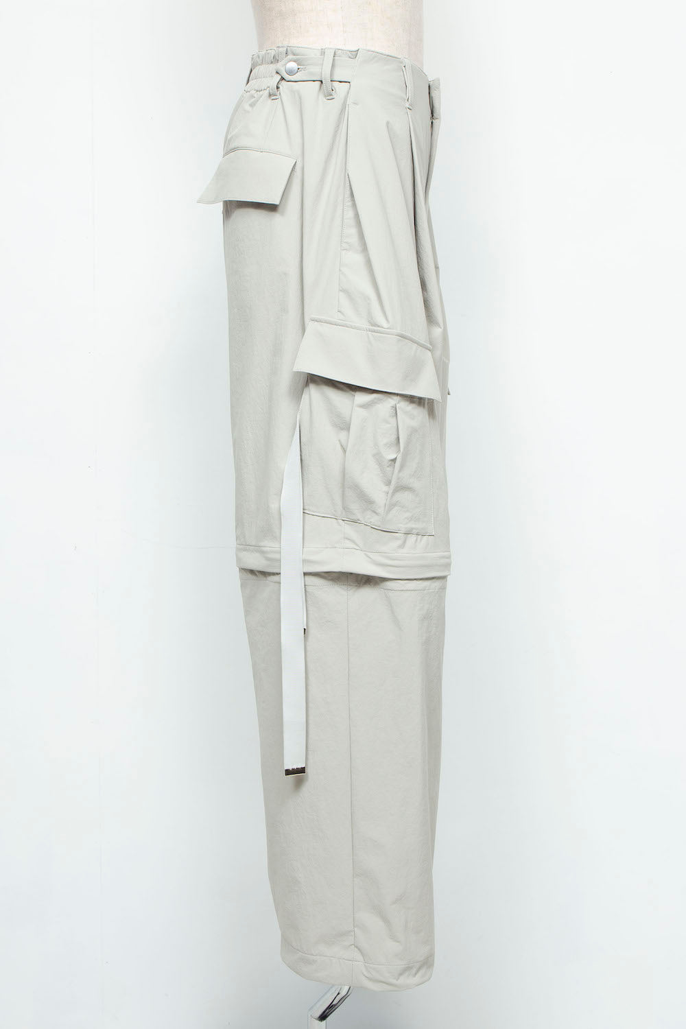 LB24AW-PT07-ADK | Side Zip Painter Trousers | IVORY