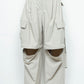 LB24AW-PT07-ADK | Side Zip Painter Trousers | IVORY