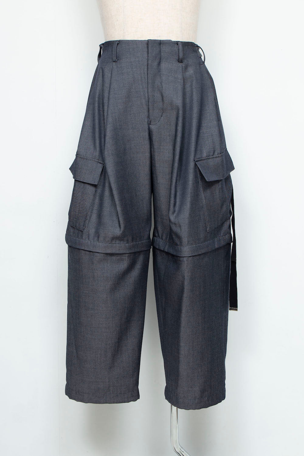 LB24AW-PT07-ADK | Side Zip Painter Trousers | IVORY