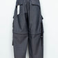 LB24AW-PT07-ADK | Side Zip Painter Trousers | IVORY