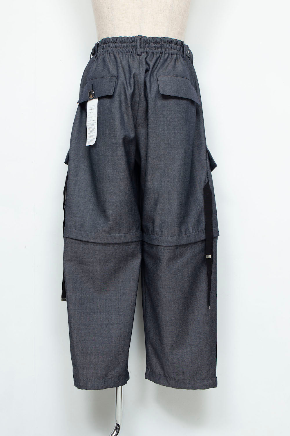 LB24AW-PT07-ADK | Side Zip Painter Trousers | IVORY