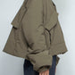 LB24AW-BL03-NBG | Onibegie padded short blouson | OLIVE