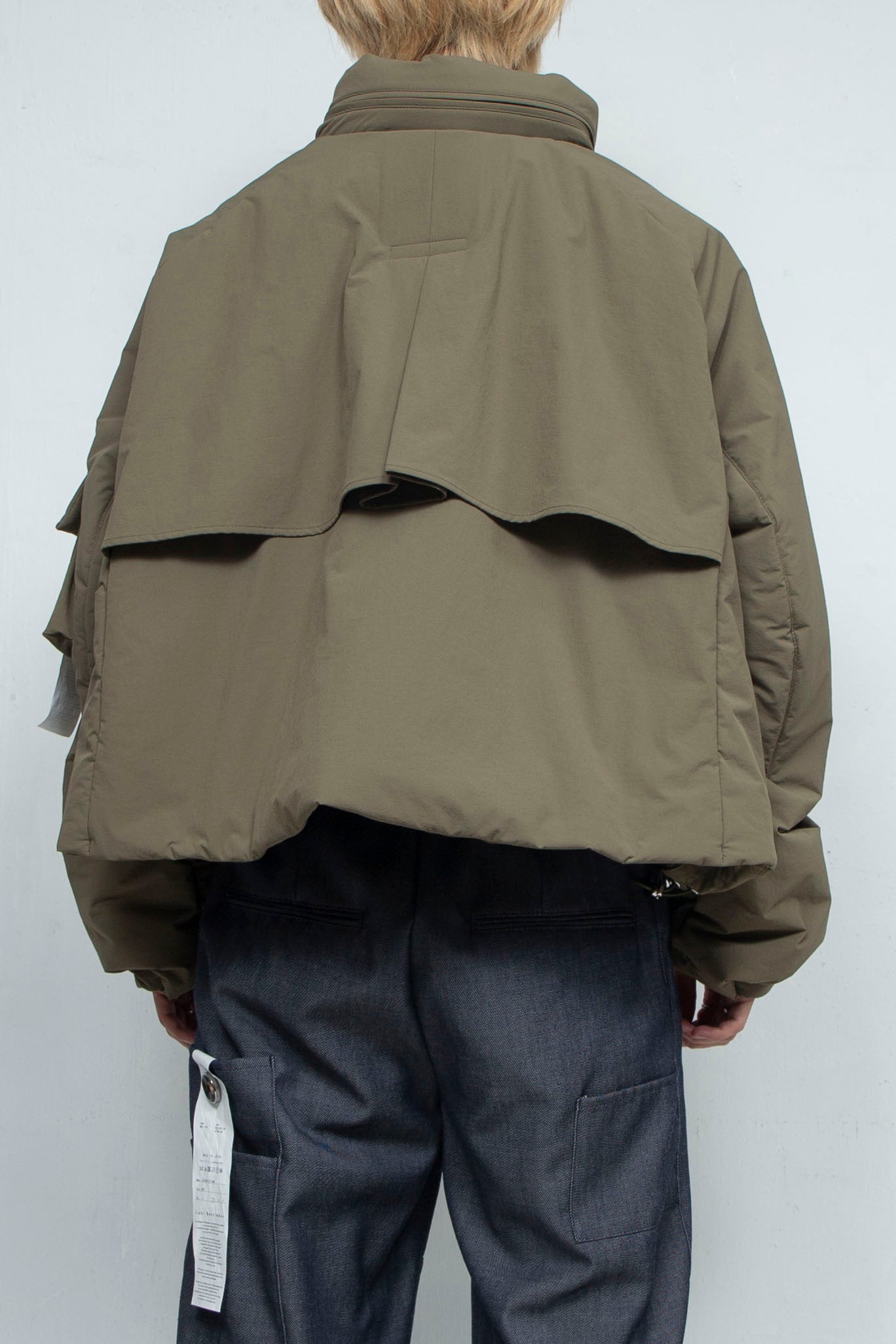 LB24AW-BL03-NBG | Onibegie padded short blouson | OLIVE