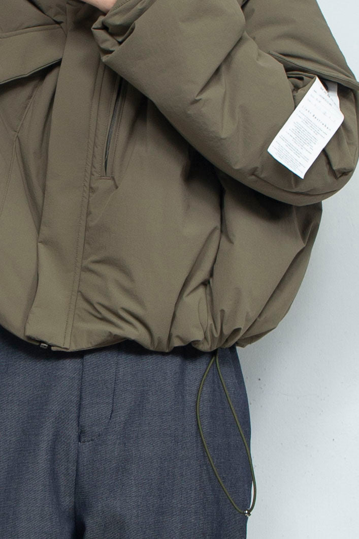 LB24AW-BL03-NBG | Onibegie padded short blouson | OLIVE