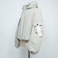 LB24AW-BL03-NBG | Onibegieパッディングショートブルゾン | FROSTY WHITE