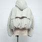 LB24AW-BL03-NBG | Onibegieパッディングショートブルゾン | FROSTY WHITE