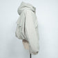 LB24AW-BL03-NBG | Onibegieパッディングショートブルゾン | FROSTY WHITE