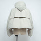 LB24AW-BL03-NBG | Onibegieパッディングショートブルゾン | FROSTY WHITE