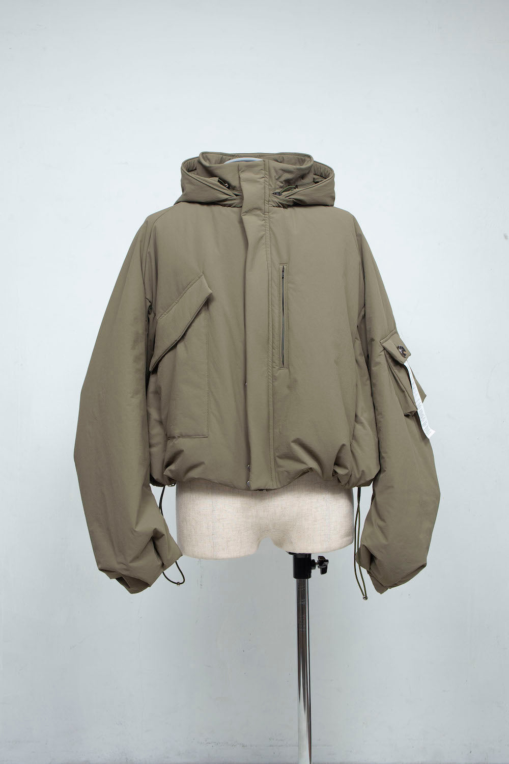 LB24AW-BL03-NBG | Onibegie padded short blouson | OLIVE