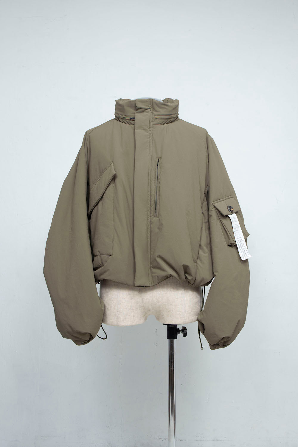 LB24AW-BL03-NBG | Onibegie padded short blouson | OLIVE