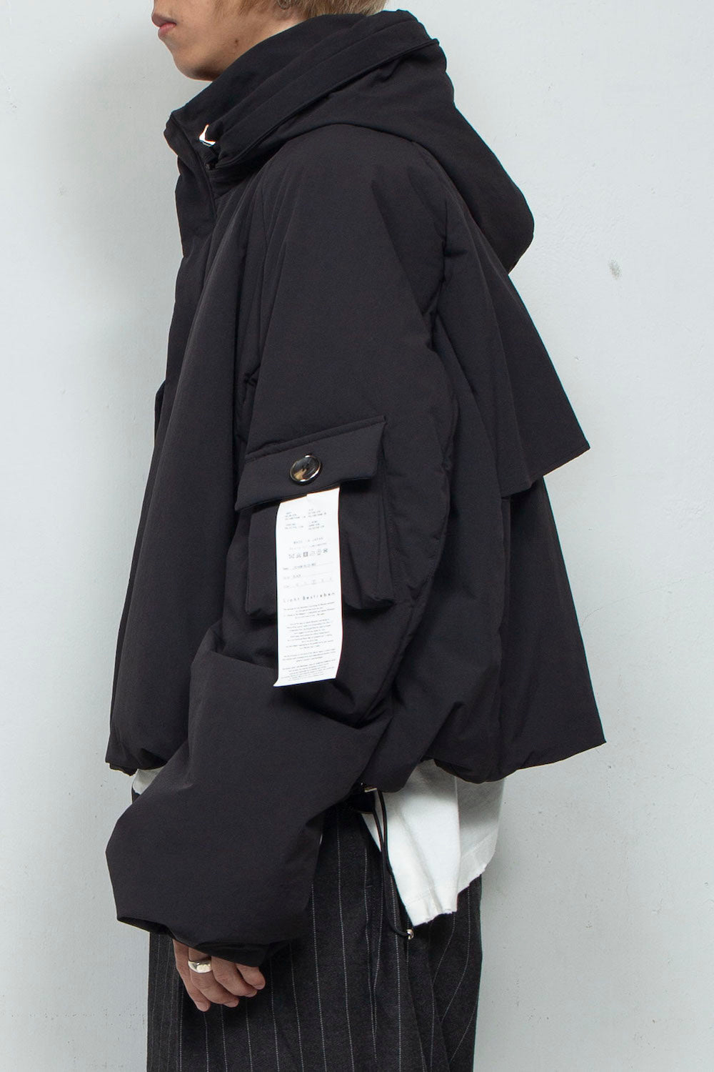 LB24AW-BL03-NBG | Onibegieパッディングショートブルゾン | BLACK