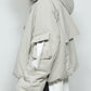 LB24AW-BL03-NBG | Onibegieパッディングショートブルゾン | FROSTY WHITE