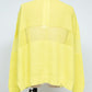 LB25SS-KNTE03 | ハンドステッチクラッシュドサマーニット | YELLOW