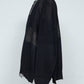 LB25SS-KNTE03 | ハンドステッチクラッシュドサマーニット | BLACK