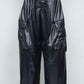 LB25SS-PT05-FFL | FAKE-FAKE LEATHER Ⅱ デタッチャブルカーゴパンツ | BLACK