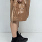 LB25SS-PT05-FFL | FAKE-FAKE LEATHER Ⅱ デタッチャブルカーゴパンツ | BROWN