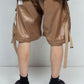 LB25SS-PT05-FFL | FAKE-FAKE LEATHER Ⅱ デタッチャブルカーゴパンツ | BROWN