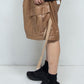 LB25SS-PT05-FFL | FAKE-FAKE LEATHER Ⅱ デタッチャブルカーゴパンツ | BROWN