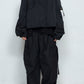 <LAST 1点> *限定ファブリック* LB25SS-BL03-HCVN | VINTAGE NYLON クロップドフードブルゾン   | BLACK