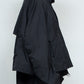 <LAST 1点> *限定ファブリック* LB25SS-BL03-HCVN | VINTAGE NYLON クロップドフードブルゾン   | BLACK