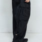 *限定ファブリック* LB25SS-PT05-HCVN | VINTAGE NYLON デタッチャブルカーゴパンツ | BLACK