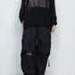 *限定ファブリック* LB25SS-PT05-HCVN | VINTAGE NYLON デタッチャブルカーゴパンツ | BLACK