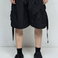 *限定ファブリック* LB25SS-PT05-HCVN | VINTAGE NYLON デタッチャブルカーゴパンツ | BLACK