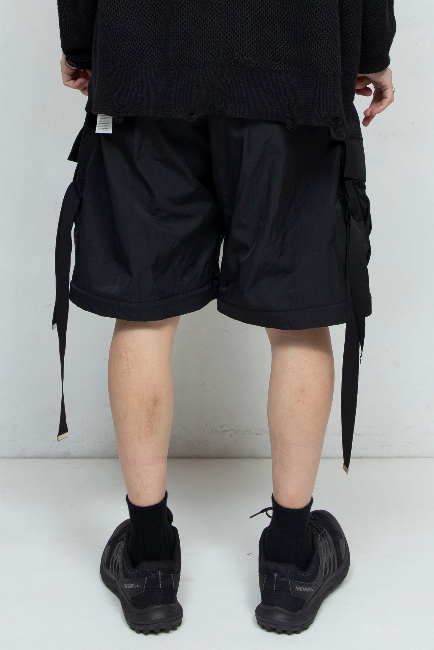 *限定ファブリック* LB25SS-PT05-HCVN | VINTAGE NYLON デタッチャブルカーゴパンツ | BLACK