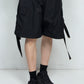 *限定ファブリック* LB25SS-PT05-HCVN | VINTAGE NYLON デタッチャブルカーゴパンツ | BLACK