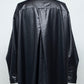 LB25SS-SH07-FFL| FAKE-FAKE LEATHER Ⅱ M-65モチーフシャツジャケット | BLACK