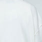 LB24SS-TE09-CPR-HP | 手绘褶皱罗纹针织侧开衩 T 恤 | OFF WHITE 