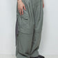 <LAST 1点> LB25AW-PT05-VTN | ヴィンテージナイロンデタッチャブルカーゴパンツ | SKY GRAY