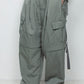 <LAST 1点> LB25AW-PT05-VTN | ヴィンテージナイロンデタッチャブルカーゴパンツ | SKY GRAY