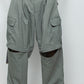 <LAST 1点> LB25AW-PT05-VTN | ヴィンテージナイロンデタッチャブルカーゴパンツ | SKY GRAY