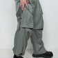 <LAST 1点> LB25AW-PT05-VTN | ヴィンテージナイロンデタッチャブルカーゴパンツ | SKY GRAY