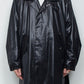 <LAST 1点> LB25AW-SHCO01-FFL | FAKE-FAKE LEATHER Ⅱ ステンカラーライトコート | BLACK