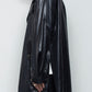 <LAST 1点> LB25AW-SHCO01-FFL | FAKE-FAKE LEATHER Ⅱ ステンカラーライトコート | BLACK