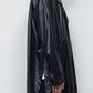 <LAST 1点> LB25AW-SHCO01-FFL | FAKE-FAKE LEATHER Ⅱ ステンカラーライトコート | BLACK