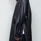 <LAST 1点> LB25AW-SHCO01-FFL | FAKE-FAKE LEATHER Ⅱ ステンカラーライトコート | BLACK