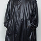 <LAST 1点> LB25AW-SHCO01-FFL | FAKE-FAKE LEATHER Ⅱ ステンカラーライトコート | BLACK