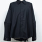 <LAST 1点> LB26AW-SH11-SCO |  SUPER140Sウール デタッチャブルスリーブシャツ | BLACK