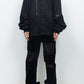 LB26AW-SH12-OWD | Light Ounce Denim Twist Sleeve Shirt | BLACK WASHED